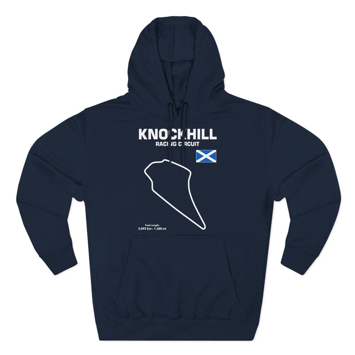 Knockhill Racing Circuit Track Outline Hoodie for UK customers ONLY (Prints and ships from within the UK)