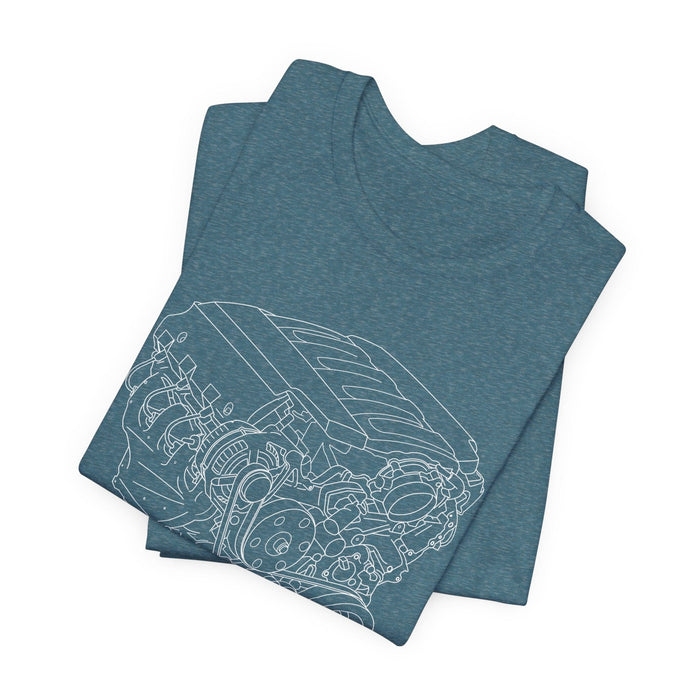 V8 Engine Outline T-Shirt — LT1 V8 Tee--for customers in Australia or New Zealand ONLY---Prints and ships from Australia