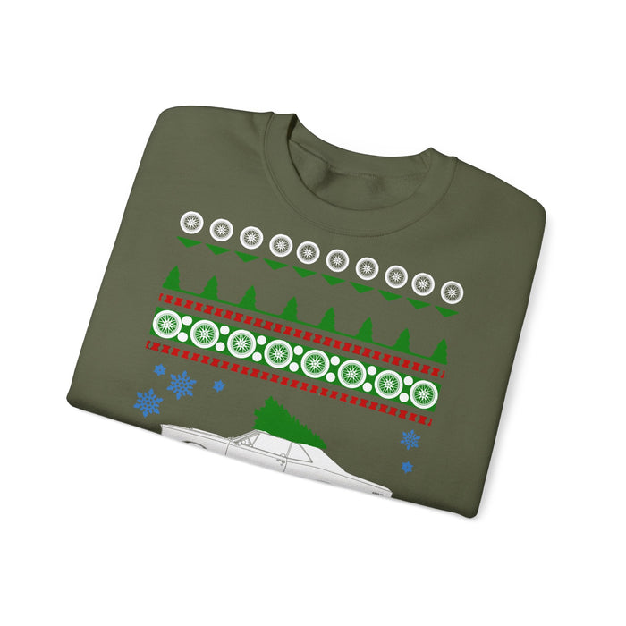 Pontiac GTO Ugly Christmas Sweater Sweatshirt for European Customers ONLY--Item prints and shipped from Germany