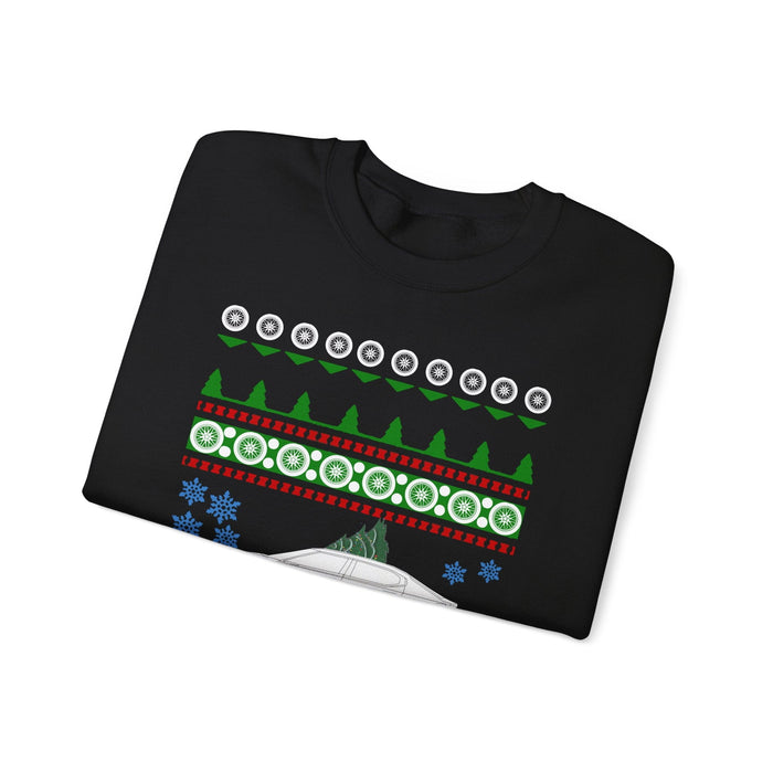 Electric Car like a Polestar 2 ugly christmas sweater sweatshirt for Canadian Customers ONLY--prints and ships from within Canada