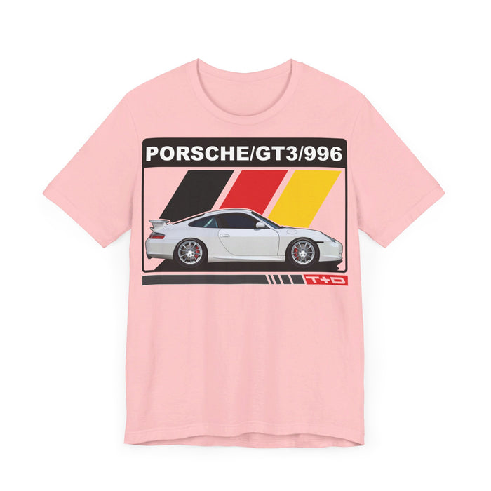 996 GT3 German Flag Stripes t-shirt for European customers only (prints and ships from within Germany)