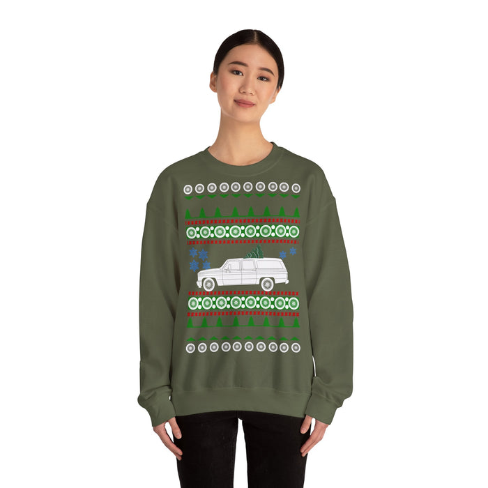 7th Gen Suburban Ugly Christmas Sweater For European Customers ONLY---Prints and ships from within  Europe