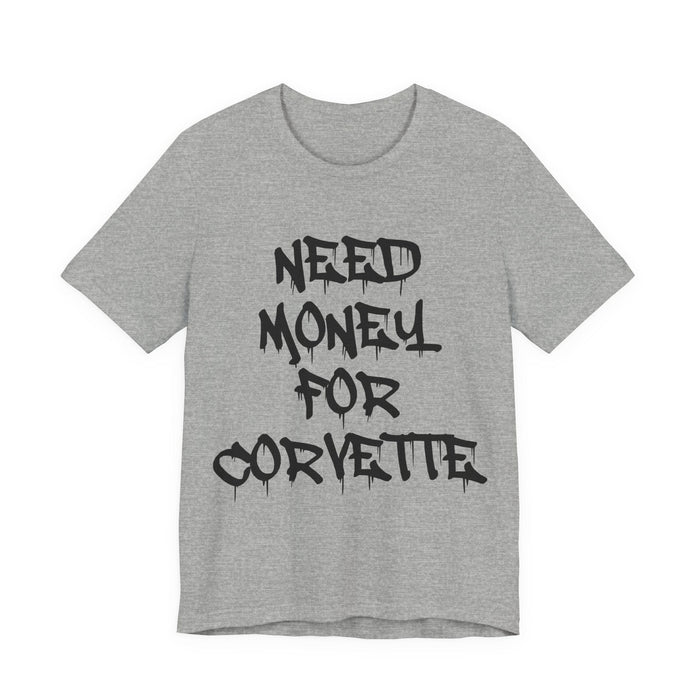 Need Money for Corvette T-shirt for European Customers ONLY--Prints and ships from within Europe