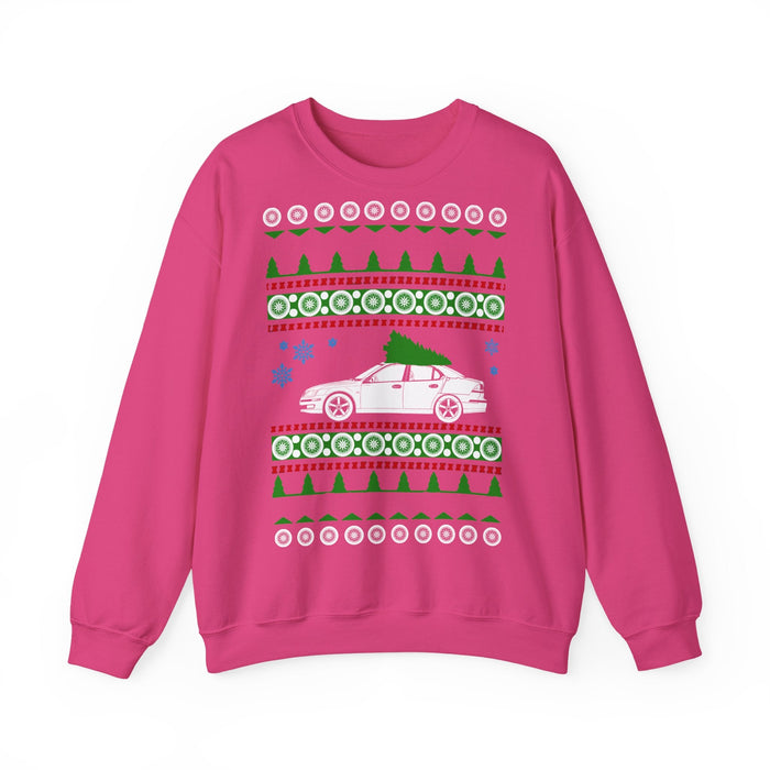 Saab 9-3 Ugly Christmas Sweater Sweatshirt for European Customers ONLY---Item prints and ships from within Europe