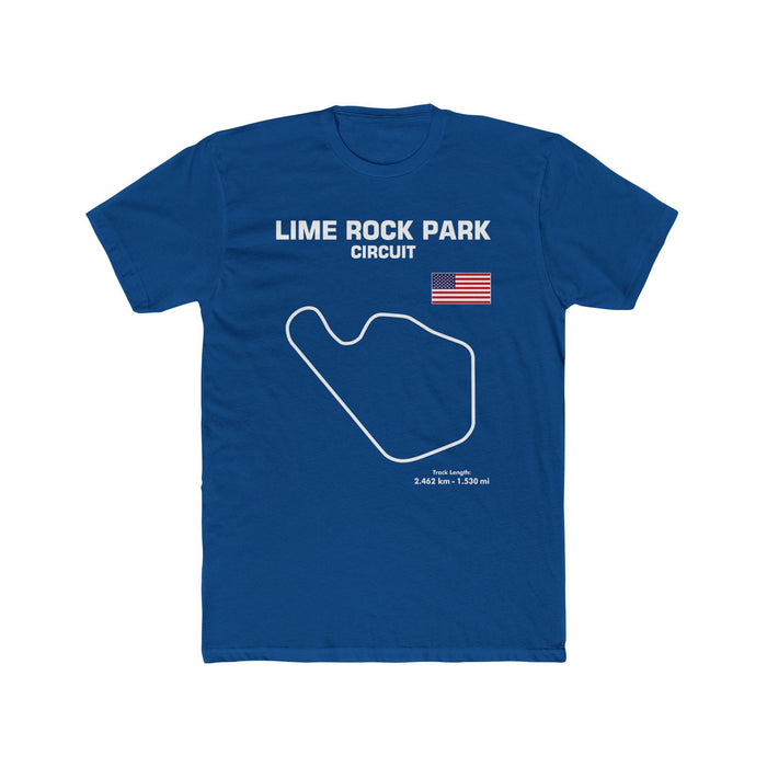 Lime Rock Park Circuit Track Map Outline Graphic T-Shirt