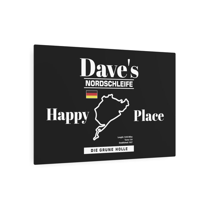 Personalized Nurburgring Nordschleife Happy Place Garage Sign