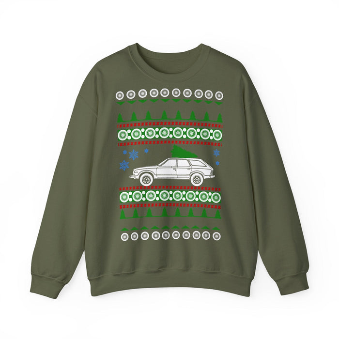 AMC Eagle Wagon 4x4 Ugly Christmas Sweater Sweatshirt for European Customers ONLY---This item prints and ships from Europe