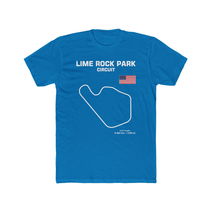 Lime Rock Park Circuit Track Map Outline Graphic T-Shirt