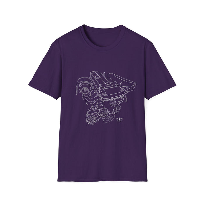 Barra Engine Outline T-shirt for Australian and New Zealand Customers ONLY---This shirts prints and ships from Australia