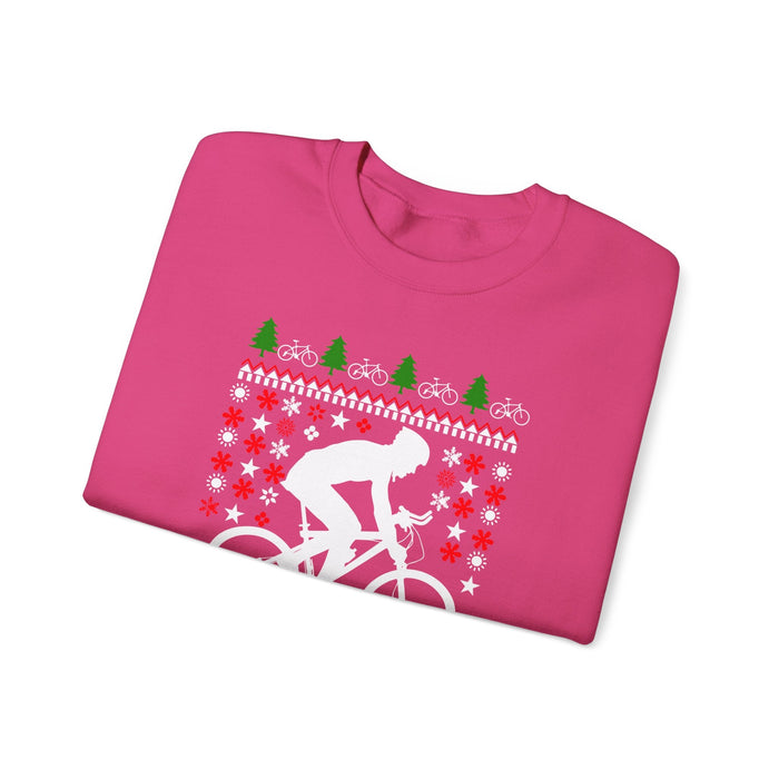 Mountain Biking Ugly Christmas Sweater Sweatshirt for Customers in Canada ONLY---This prints and ships from within Canada