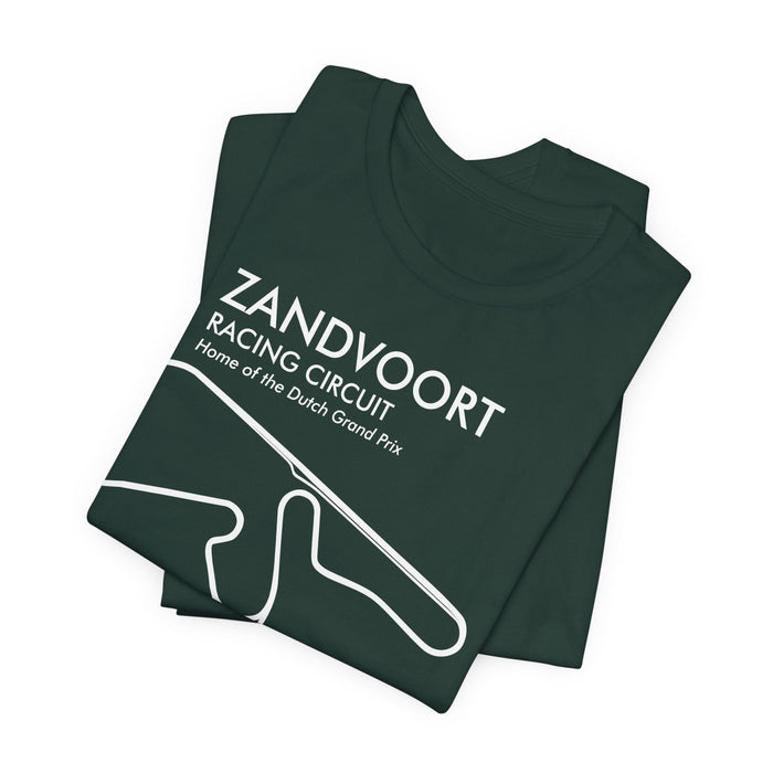 Zandvoort Circuit Outline Tee — Race Track Map T-Shirt -- For UK Customers ONLY--Prints and ships from within the UK