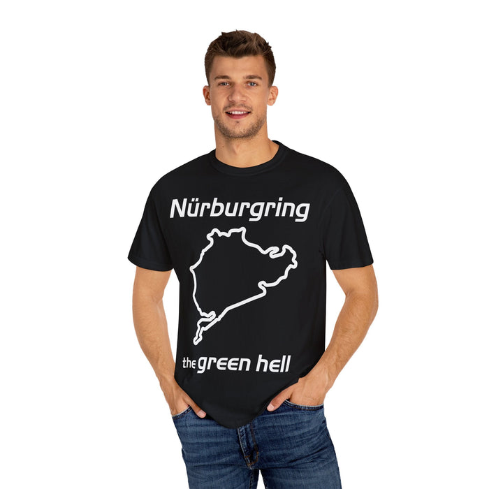Comfort Colors Nurburgring The Green Hell "Die Grune Holle" Track Outline T-shirt