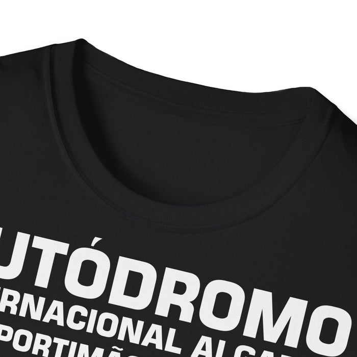 Track Outline Autodromo Internacional Algarve Portimao T-shirt for European Customers ONLY--Prints and ships from within Europe