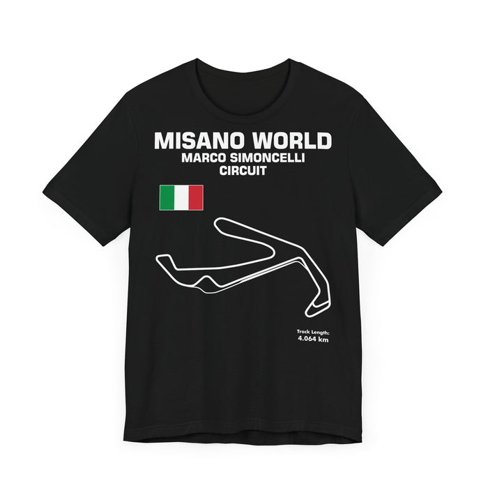 Track Outline Series Misano World T-shirt for European Customers ONLY (prints and ships from within Europe)