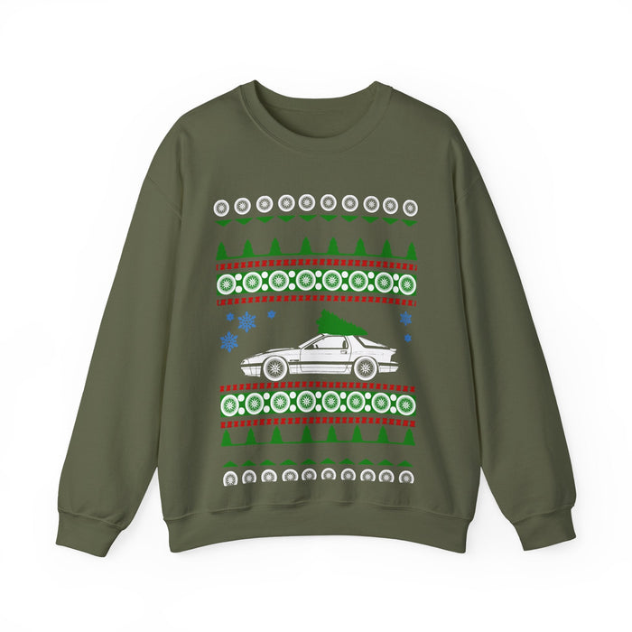 Mazda RX-7 RX7 2nd generation Ugly Christmas Sweater For Australian and New Zealand Customers ONLY---Prints in AUS