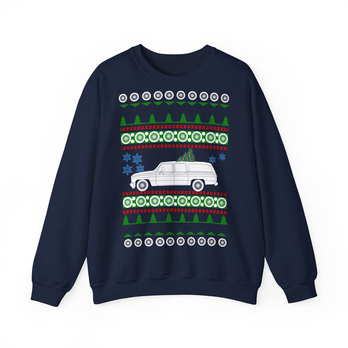 7th Gen Suburban Ugly Christmas Sweater For European Customers ONLY---Prints and ships from within  Europe
