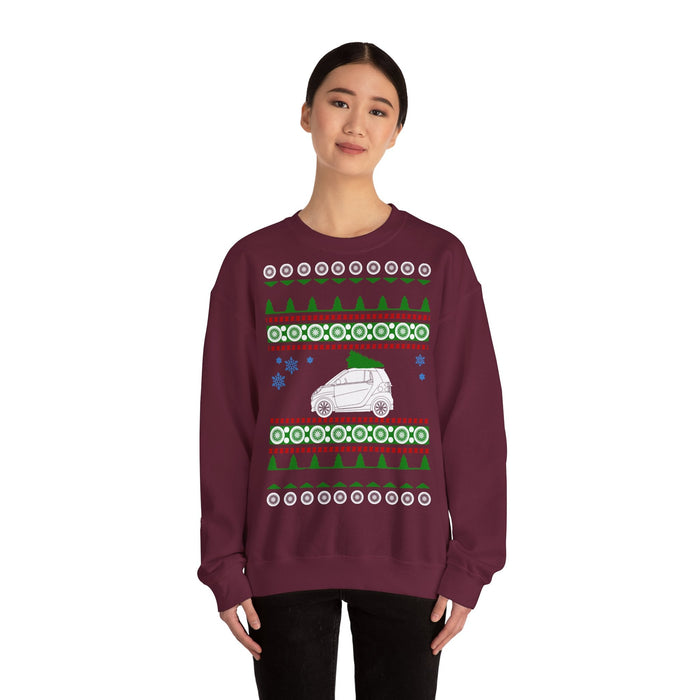 Smart Car Ugly Christmas Sweater For European Customers ONLY---Prints and ships from within Europe