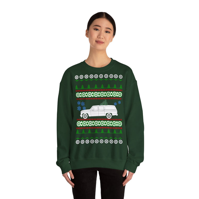 7th Gen Suburban Ugly Christmas Sweater For European Customers ONLY---Prints and ships from within  Europe