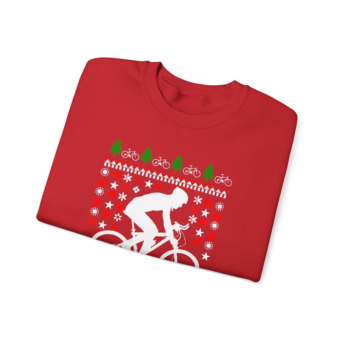 Mountain Biking Ugly Christmas Sweater Sweatshirt for Customers in Canada ONLY---This prints and ships from within Canada