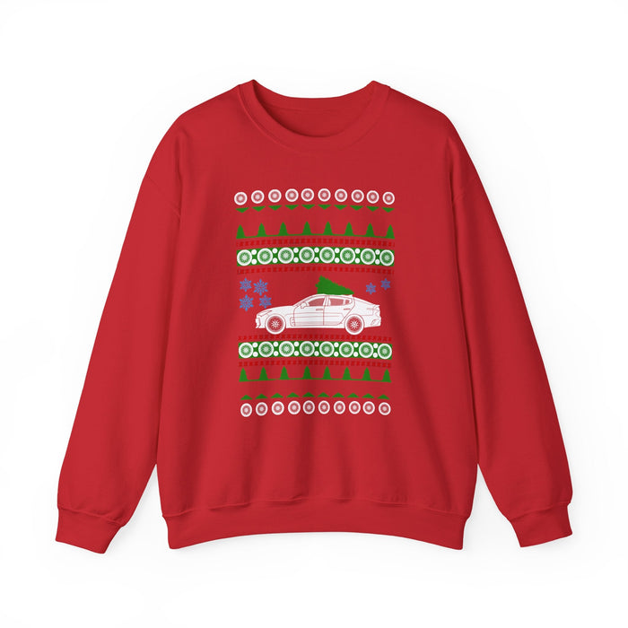 Korean Car like a Stinger Ugly Christmas Sweater Jumper for Customers residing in the UK ONLY--This item will print and ship from within the UK