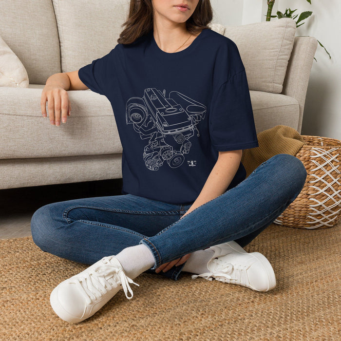 Barra Engine Outline T-shirt for Australian and New Zealand Customers ONLY---This shirts prints and ships from Australia