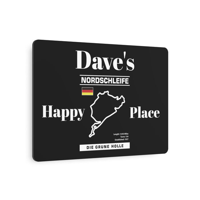 Personalized Nurburgring Nordschleife Happy Place Garage Sign