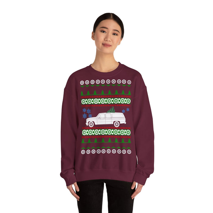7th Gen Suburban Ugly Christmas Sweater For European Customers ONLY---Prints and ships from within  Europe