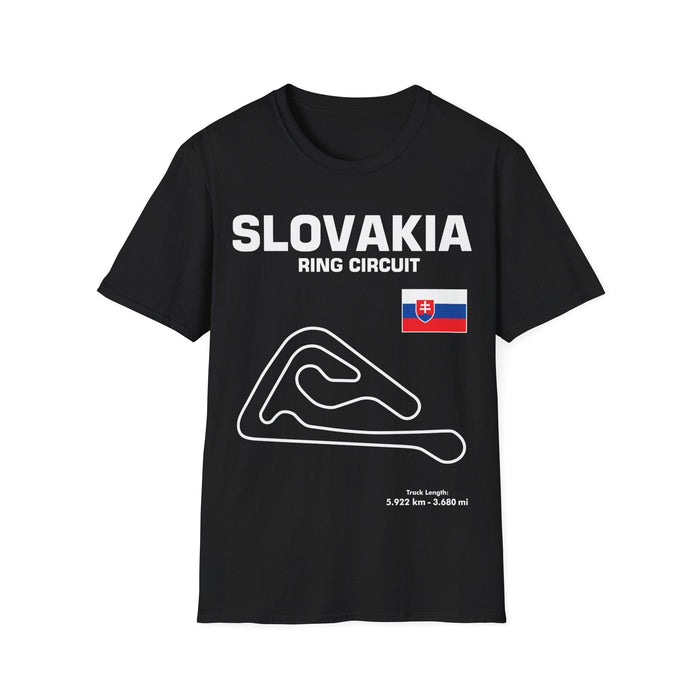 Slovakia Ring Circuit Track Outline for customers in the UK only--Prints and ships from within the UK