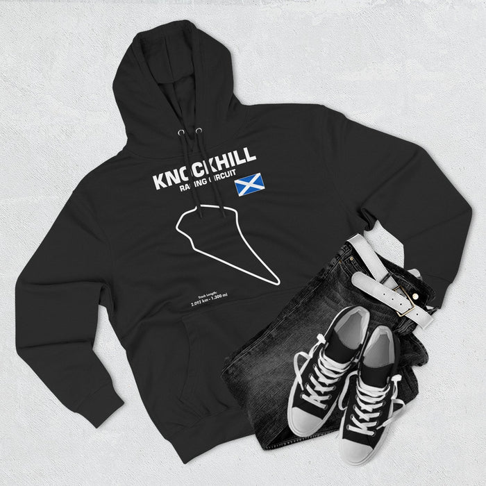 Knockhill Racing Circuit Track Outline Hoodie for UK customers ONLY (Prints and ships from within the UK)