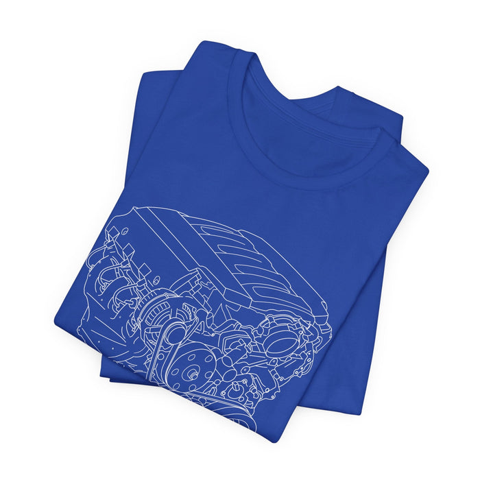 V8 Engine Outline T-Shirt — LT1 V8 Tee--for customers in Australia or New Zealand ONLY---Prints and ships from Australia