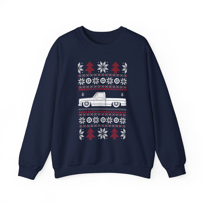 C10 Truck Ugly Christmas Sweater Sweatshirt for Canadian Customers ONLY--Prints and ships from within Canada v2