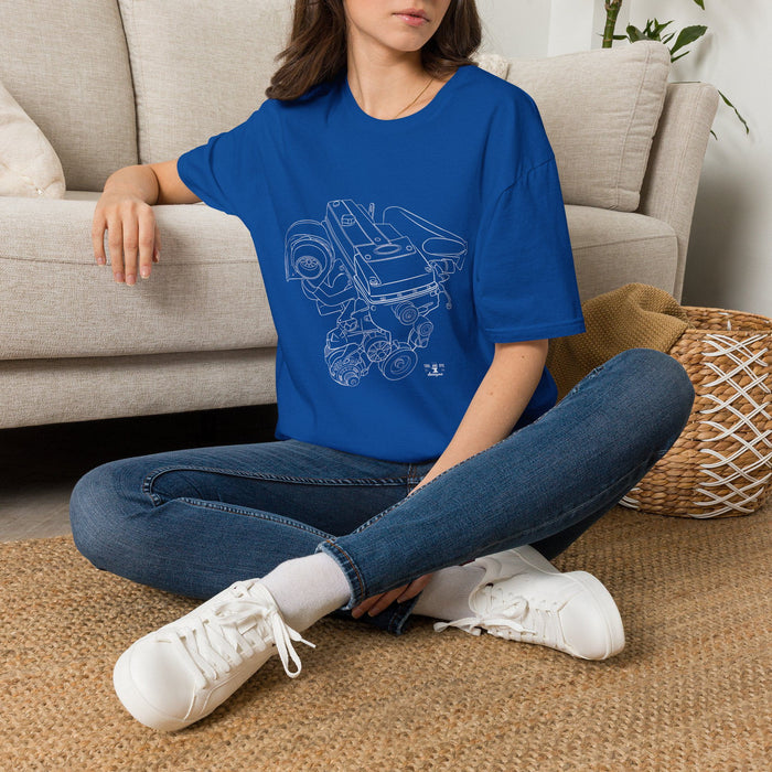 Barra Engine Outline T-shirt for Australian and New Zealand Customers ONLY---This shirts prints and ships from Australia