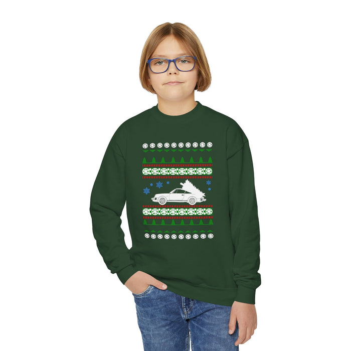 Youth 911 930 Turbo Ugly Christmas Sweater Sweatshirt