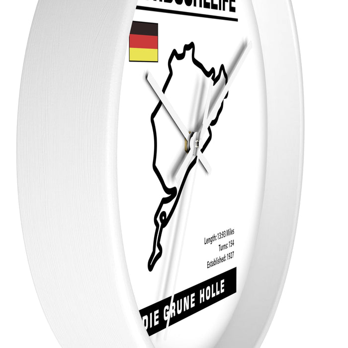 Die Grune Holle Nordschleife Nurburgring Wall Clock