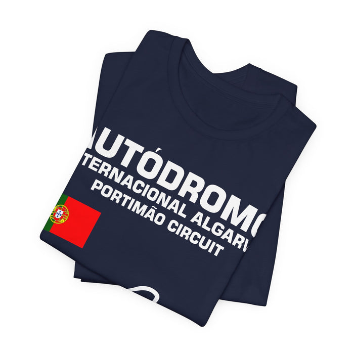 Portimao Track Outline T-shirt for UK customers only---prints and ships from within the UK