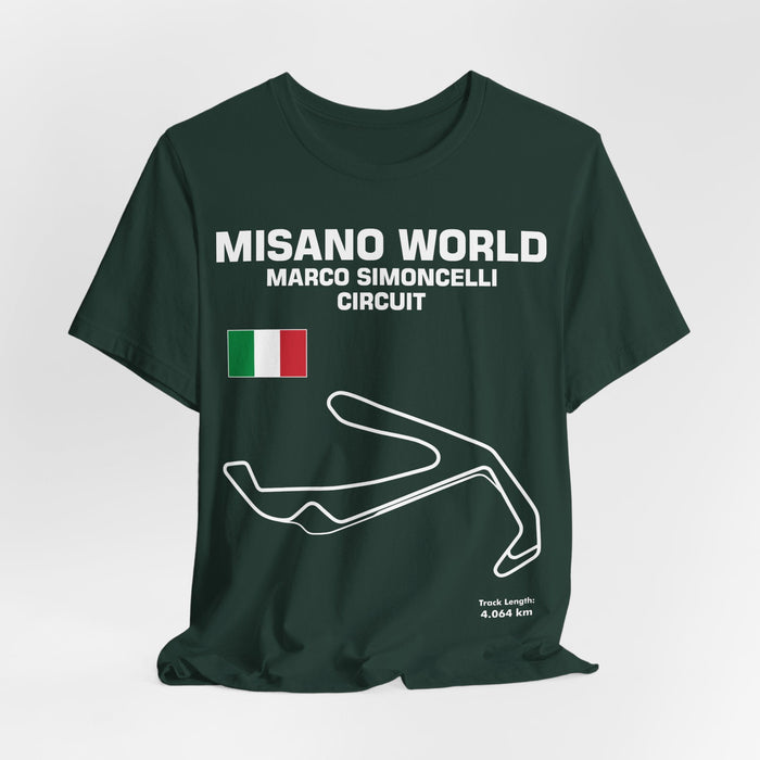 Track Outline Misano World Circuit for UK Customers ONLY--Prints and ships from the UK.