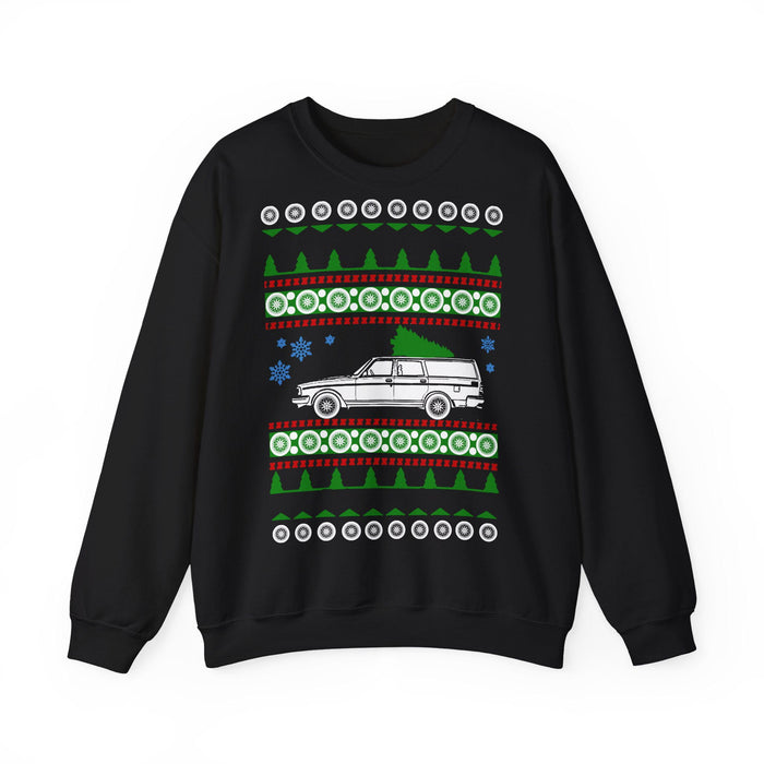 Swedish Wagon 245 Old School Ugly Christmas "Sweater" Sweatshirt for European Customers ONLY--This item prints and ships from within Europe