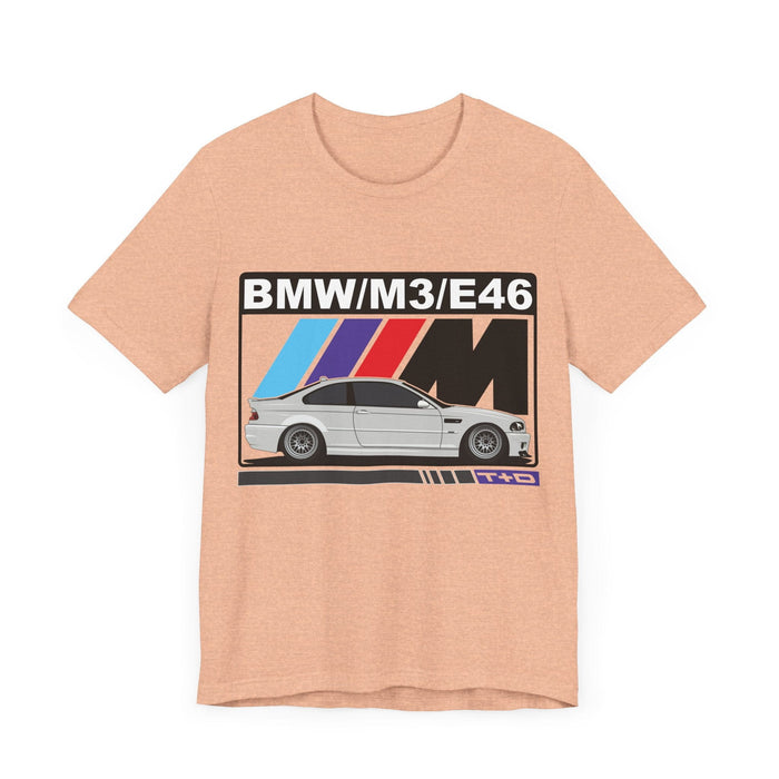 E46 M Stripes T-shirt (prints and ships from within Europe---only order if you reside in Europe)