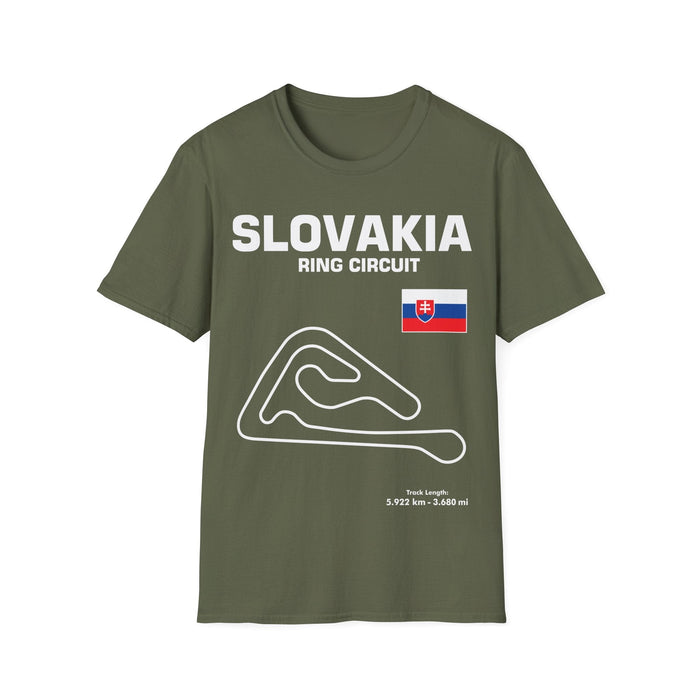 Slovakia Ring Circuit Track Outline for customers in the UK only--Prints and ships from within the UK