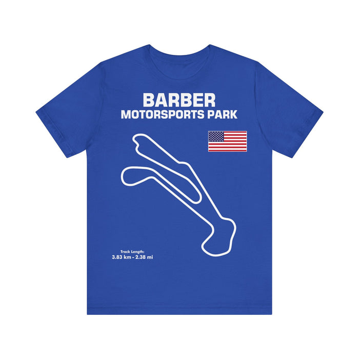 Barber Motorsports Park Track Outline Shirt for UK customers ONLY--Prints and ships from within the UK