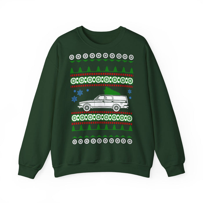 Swedish Wagon 245 Old School Ugly Christmas "Sweater" Sweatshirt for European Customers ONLY--This item prints and ships from within Europe