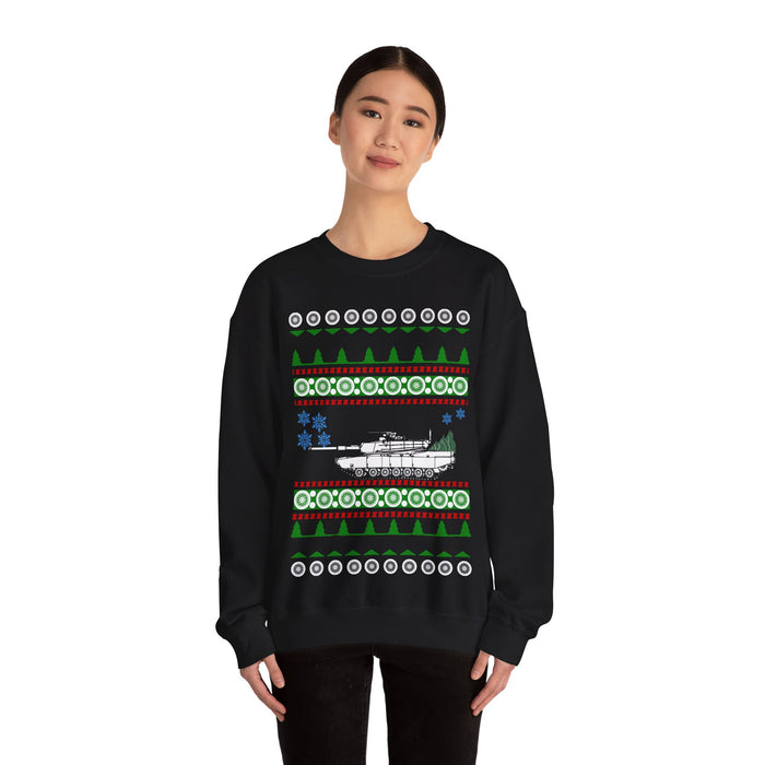 Abrams M1 Tank Ugly Christmas Sweater for European Customers ONLY (prints and ships from Europe_