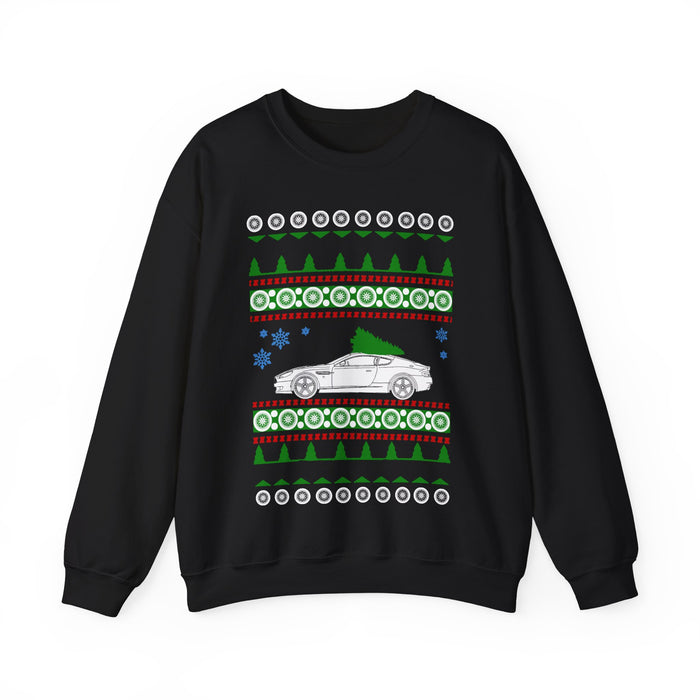 Aston Martin DB9 Ugly Christmas Sweater Sweatshirt for Canadian customers ONLY (Prints and ships from within Canada)