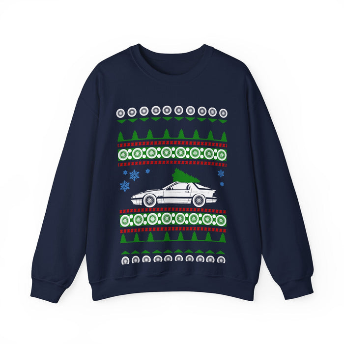 Mazda RX-7 RX7 2nd generation Ugly Christmas Sweater For Australian and New Zealand Customers ONLY---Prints in AUS