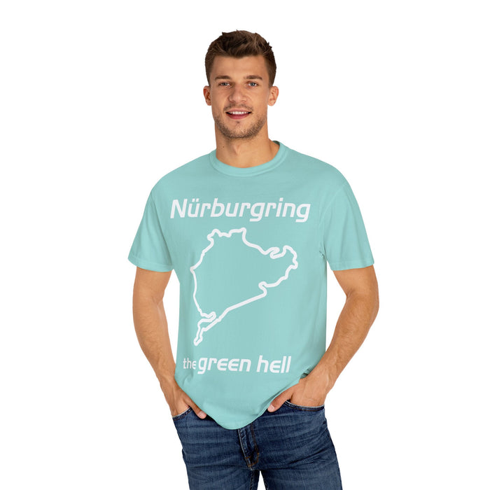 Comfort Colors Nurburgring The Green Hell "Die Grune Holle" Track Outline T-shirt