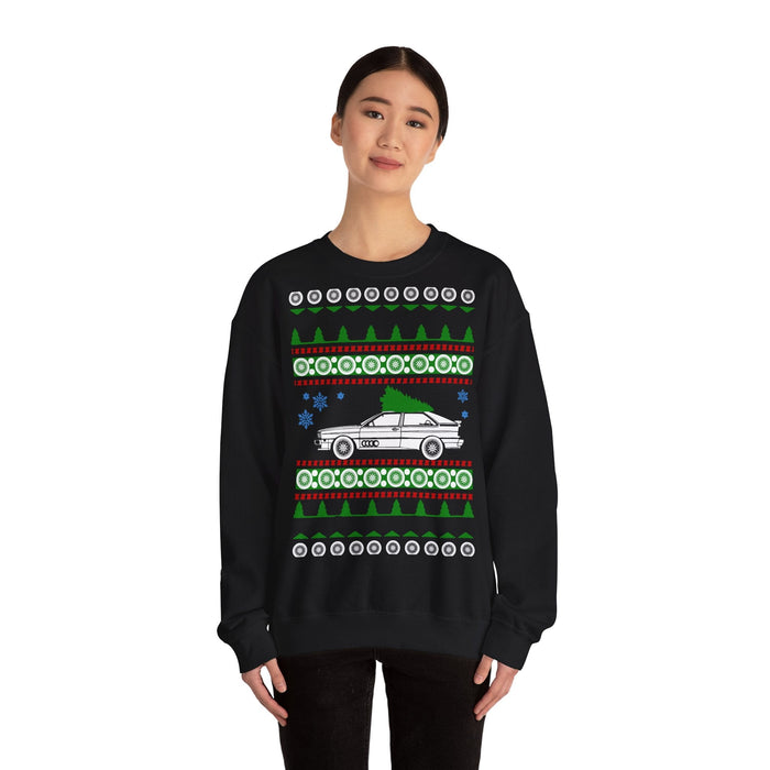 German Car like an Audi UR Quattro Ugly Christmas Sweater Sweatshirt for European Customers ONLY--Prints and ships from within European