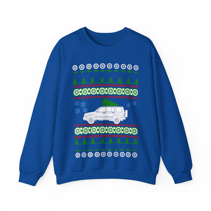 Isuzu Trooper Ugly Christmas Sweater Sweatshirt for customers in the UK only as this prints and ships from the UK