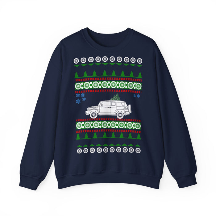 FJ Cruiser Ugly Christmas Sweater Sweatshirt for European Customers ONLY--This item prints and ships from within Europe