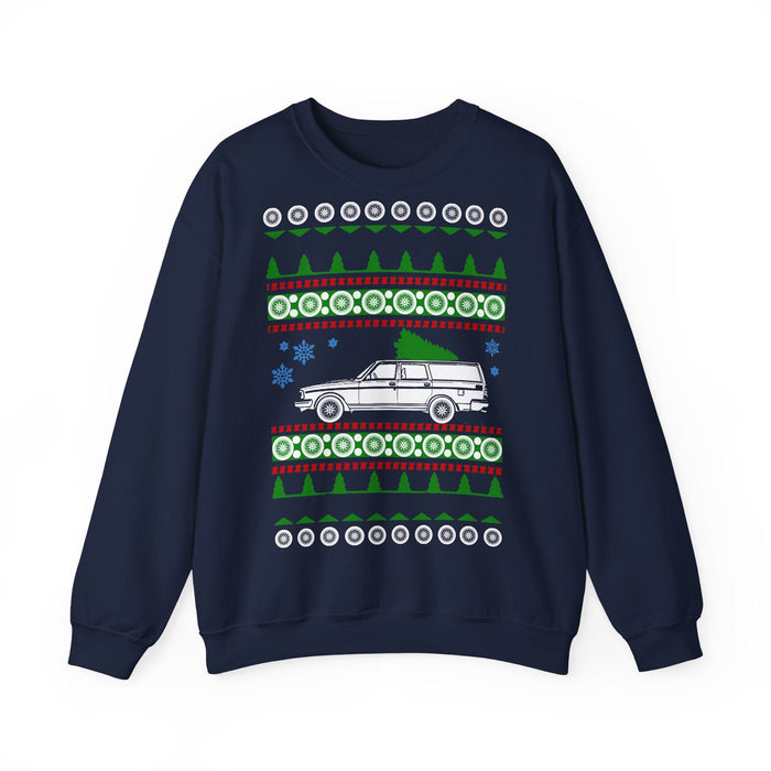 Swedish Wagon 245 Old School Ugly Christmas "Sweater" Sweatshirt for European Customers ONLY--This item prints and ships from within Europe