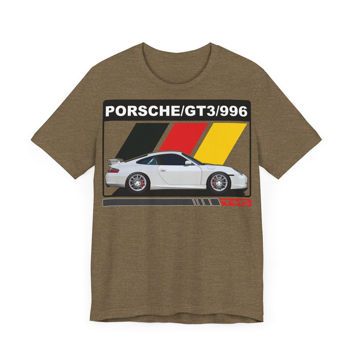 996 GT3 German Flag Stripes t-shirt for European customers only (prints and ships from within Germany)